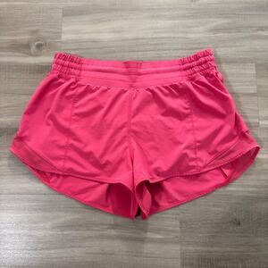 Lululemon Hotty Hot High-Rise Lined Short 2.5" Lip Gloss Women Size 10